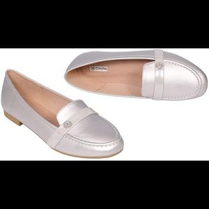 Cinak Silver Loafers